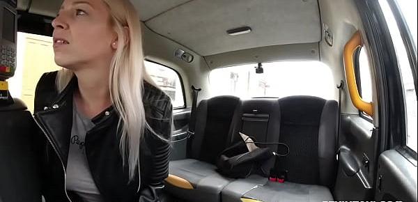 Sexy Czech blonde milf got a free ride